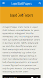 Mobile Screenshot of liquidgoldpoppers.com